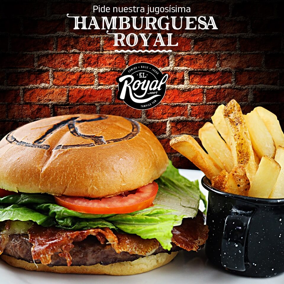 Diseño de Flyer para Facebook de Restaurante el Royal