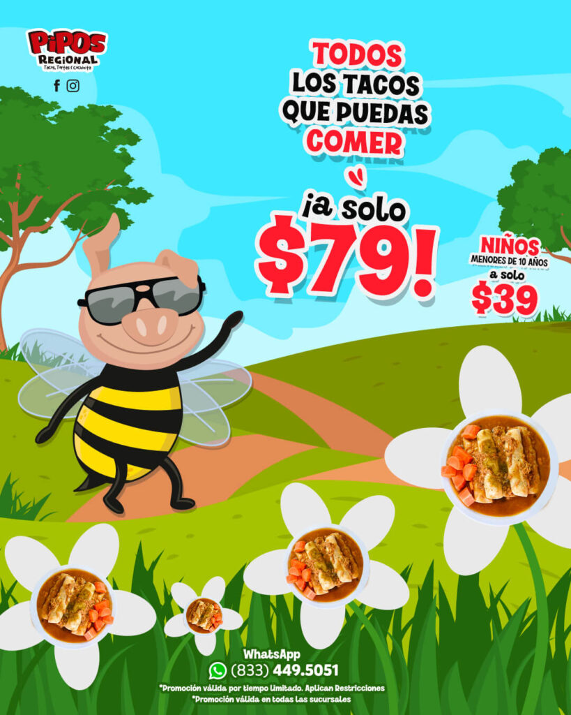 Creación de contenido para redes sociales de restaurante de tacos de cochinita en Tampico, Tamaulipas por Lilian Feres Agencia Creativa.
