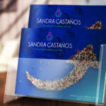 Diseño de logotipo, tarjetas de presentación y redes sociales para Sandra Castaños