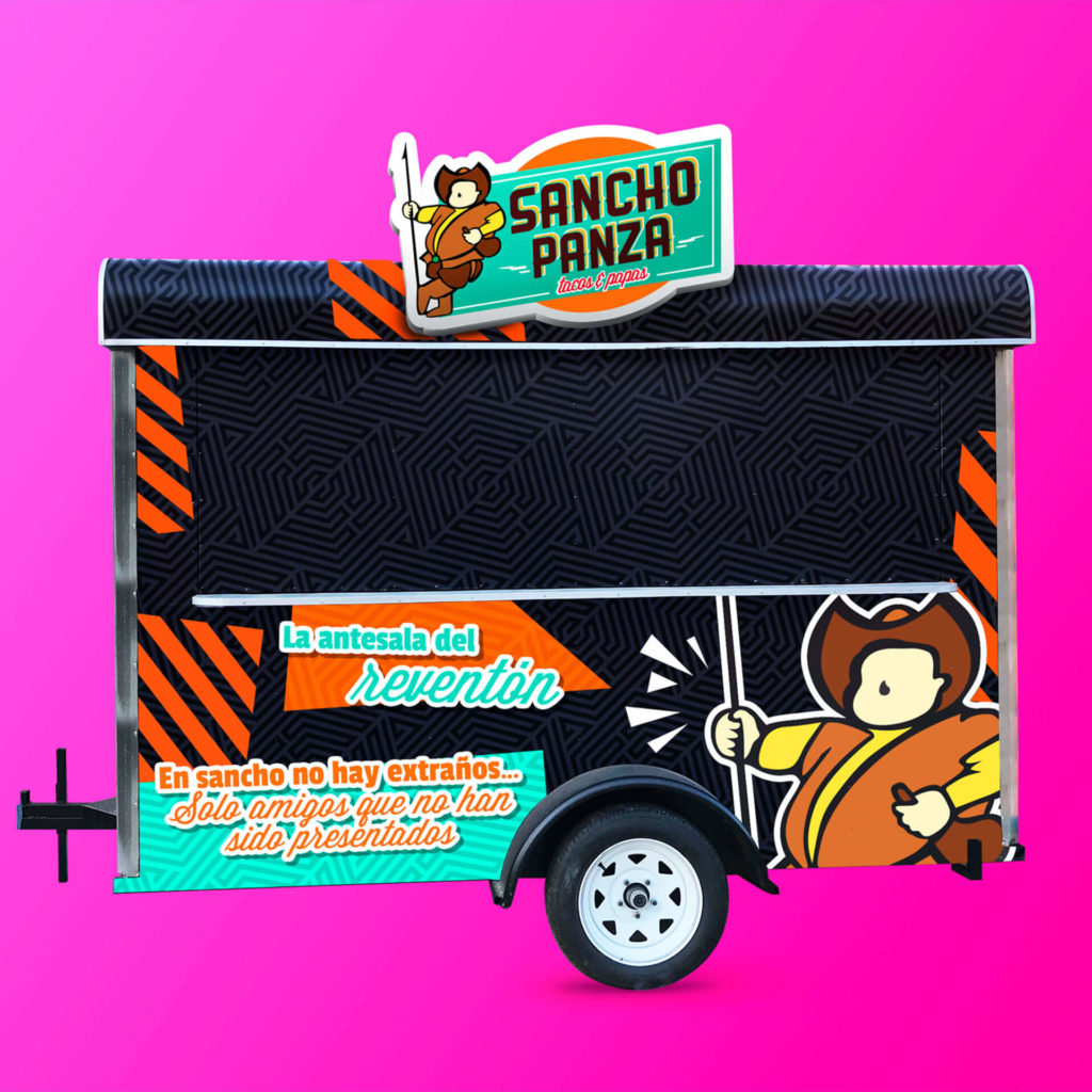Diseño de food truck para Sancho Panza