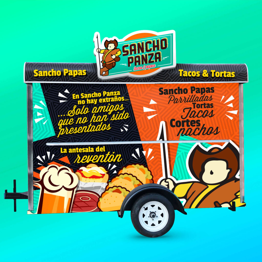 Diseño de food truck para Sancho Panza