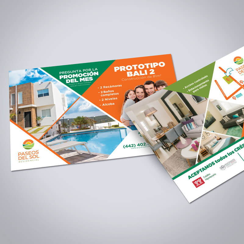 Diseño de publicidad digital diseño de folleto y diseño de stand de ventas.