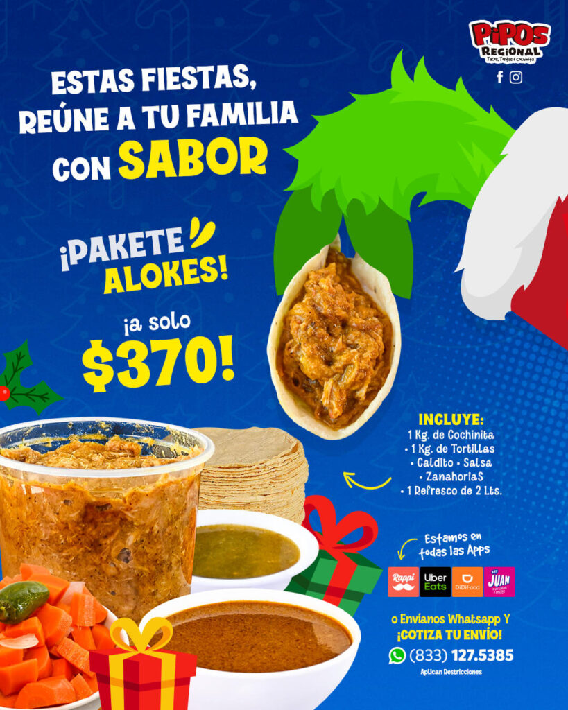 Diseño publicitario para redes sociales de restaurante de tacos de cochinita en Tampico y Ciudad Madero realizado por Lilian Feres Agencia Creativa.