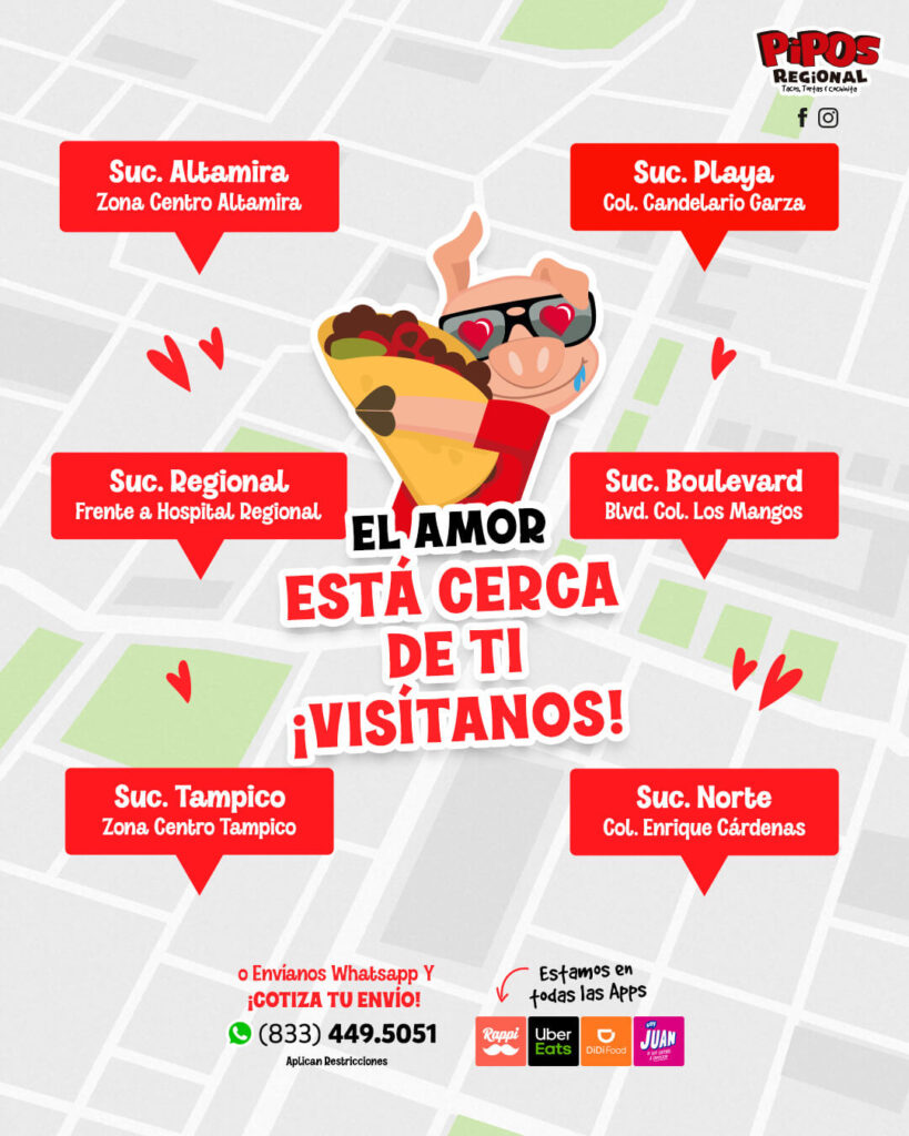 Manejo de redes sociales y estrategia de marketing digital para restaurante de tacos de cochinita en Tampico por Lilian Feres Agencia Creativa.