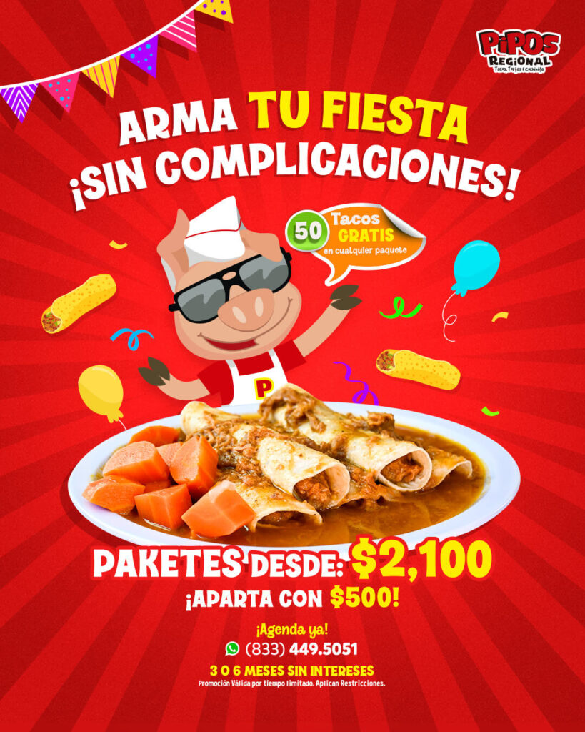 Publicidad en redes sociales para restaurante de tacos de cochinita en Tampico creada por Lilian Feres Agencia Creativa.