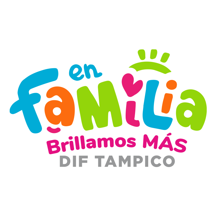 Diseño de Logotipo para Dif Tampico 2022 Aida Nader de Feres en Familia Brillamos más Lilian Feres Agencia Creativa