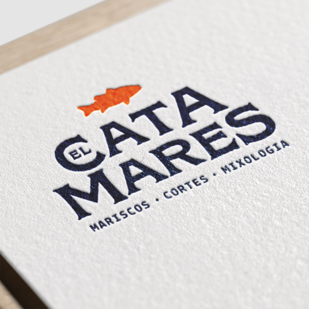 Diseño de Logotipo Branding Restaurante de Mariscos en Tampico, Tamaulipas México Lilián Féres Agencia Creativa
