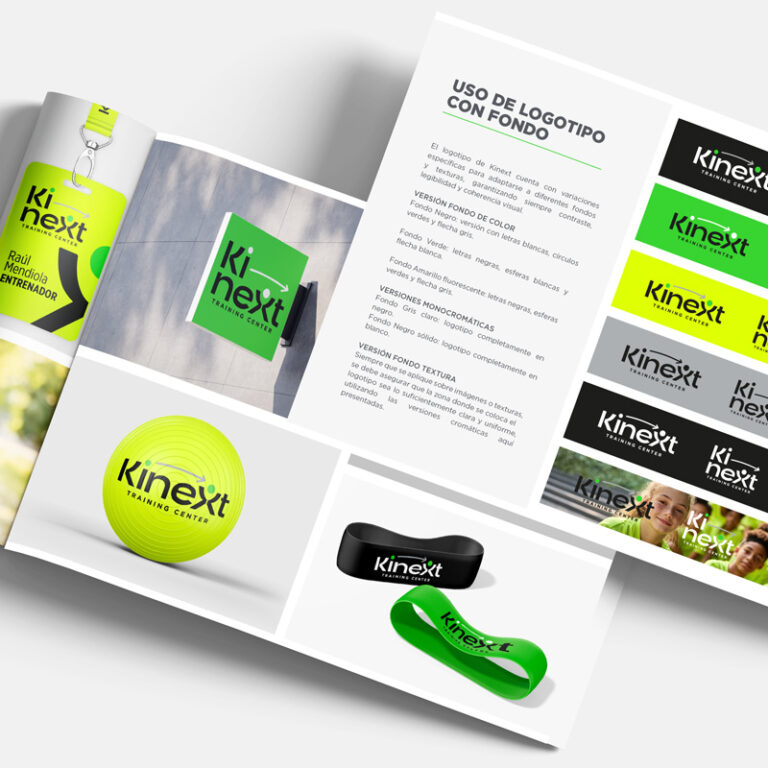 Training Center Kinext – Naming, Logotipo y Manual Básico de Identidad