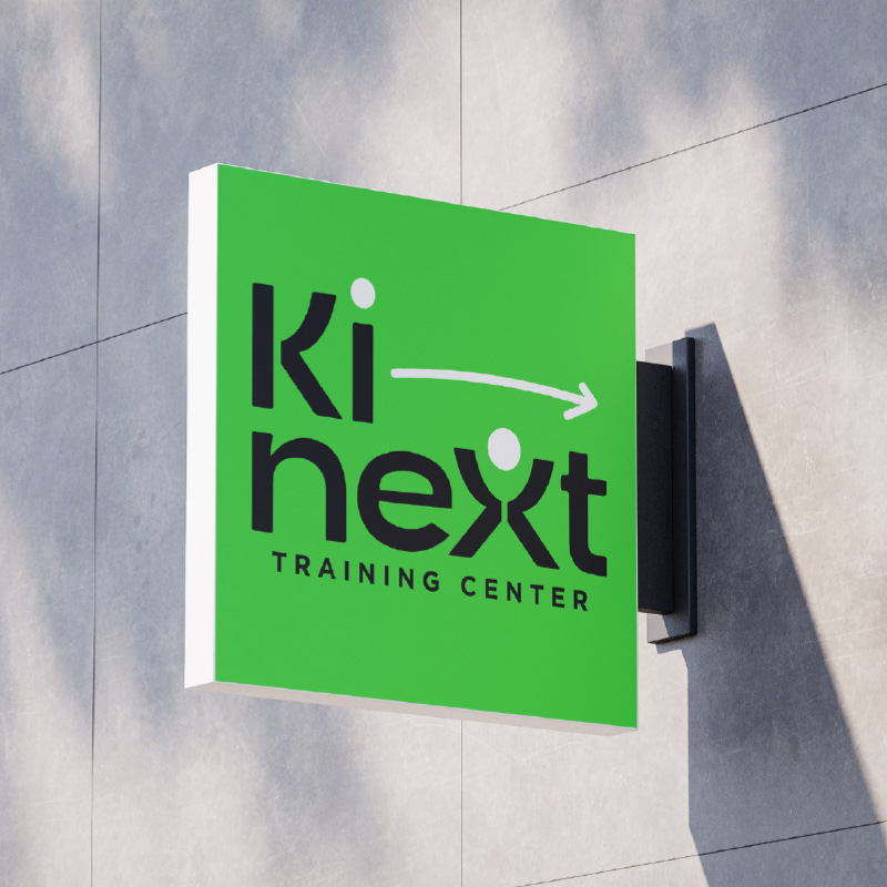 Naming, Logotipo y Manual Básico de Identidad de Training Center Kinext - Lilián Féres Agencia Creativa