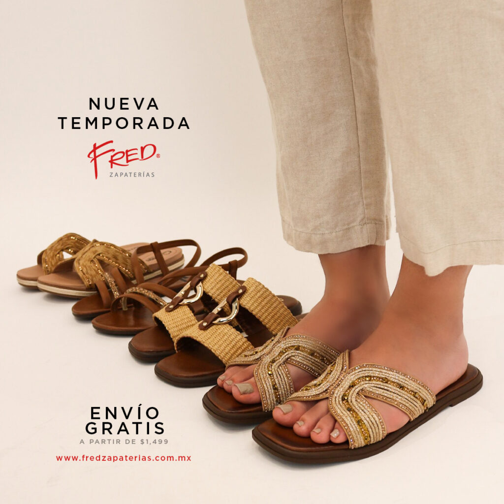 Agencia de publicidad y diseño gráfico en Tampico, fotografía profesional y estrategias de marketing para Zapaterías Fred por Lilián Féres Agencia Creativa