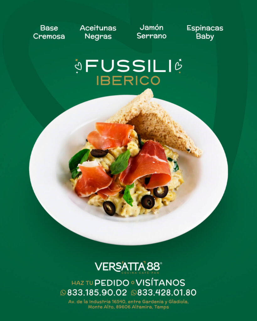 Marketing digital para restaurante en Tampico, Altamira y Tamaulipas desarrollado para Versatta 88 por Lilian Feres Agencia Creativa, con estrategias de redes sociales, contenido visual y publicidad gastronómica.