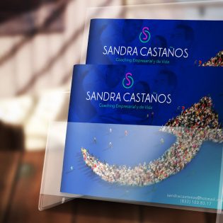 Diseño de book para Sandra Castaños coach empresarial y de vida