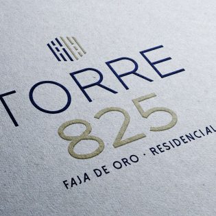 Diseño de Logotipo Departamentos Torre 825 Grupo Velas Tampico